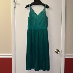 Green ombre formal dress
